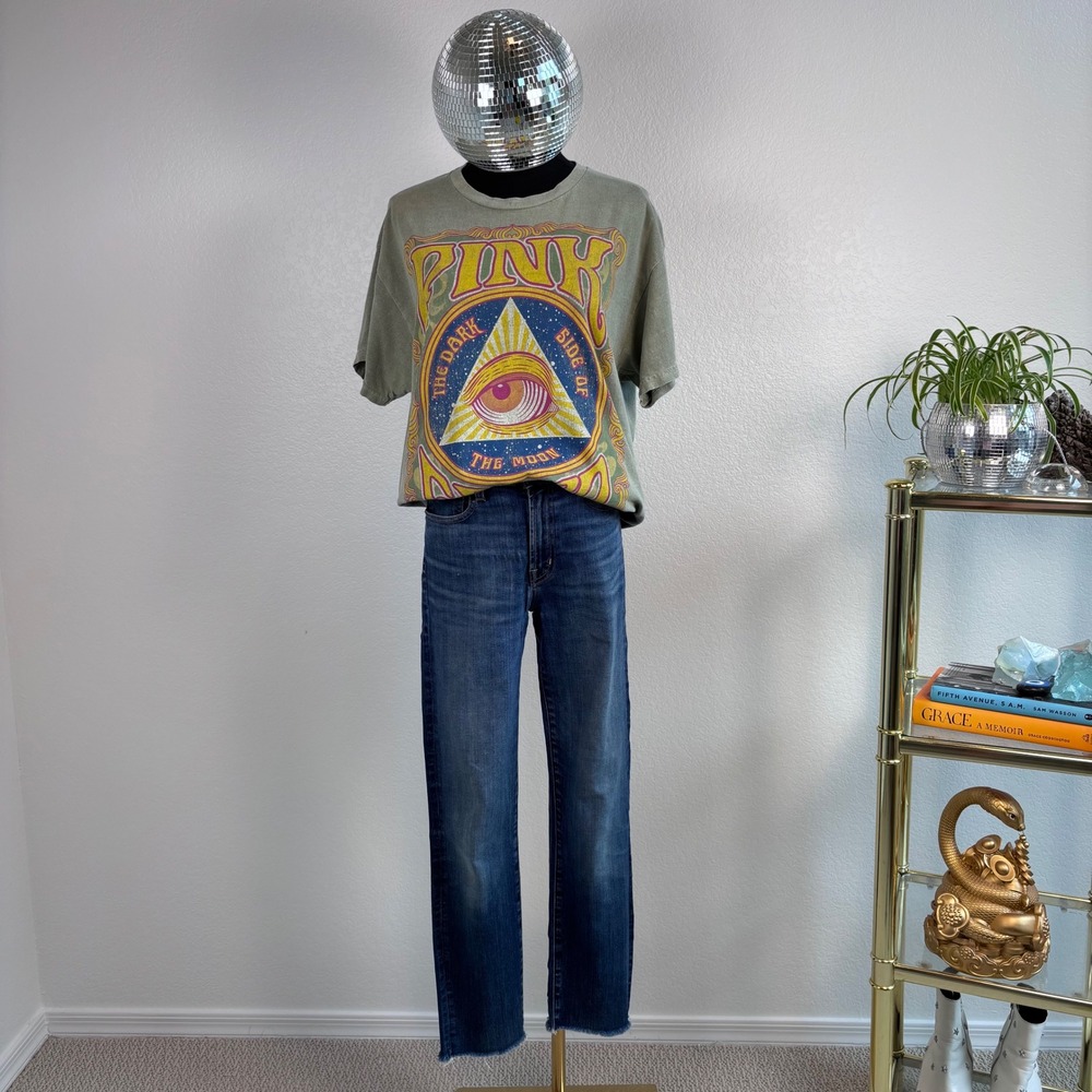 Pink Floyd The Dark Side of the Moon T Shirt, Size M Green Cotton Graphic Tee - Picture 12 of 16
